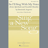 Download or print So I'll Sing With My Voice Sheet Music Printable PDF 11-page score for Concert / arranged SATB Choir SKU: 71276.