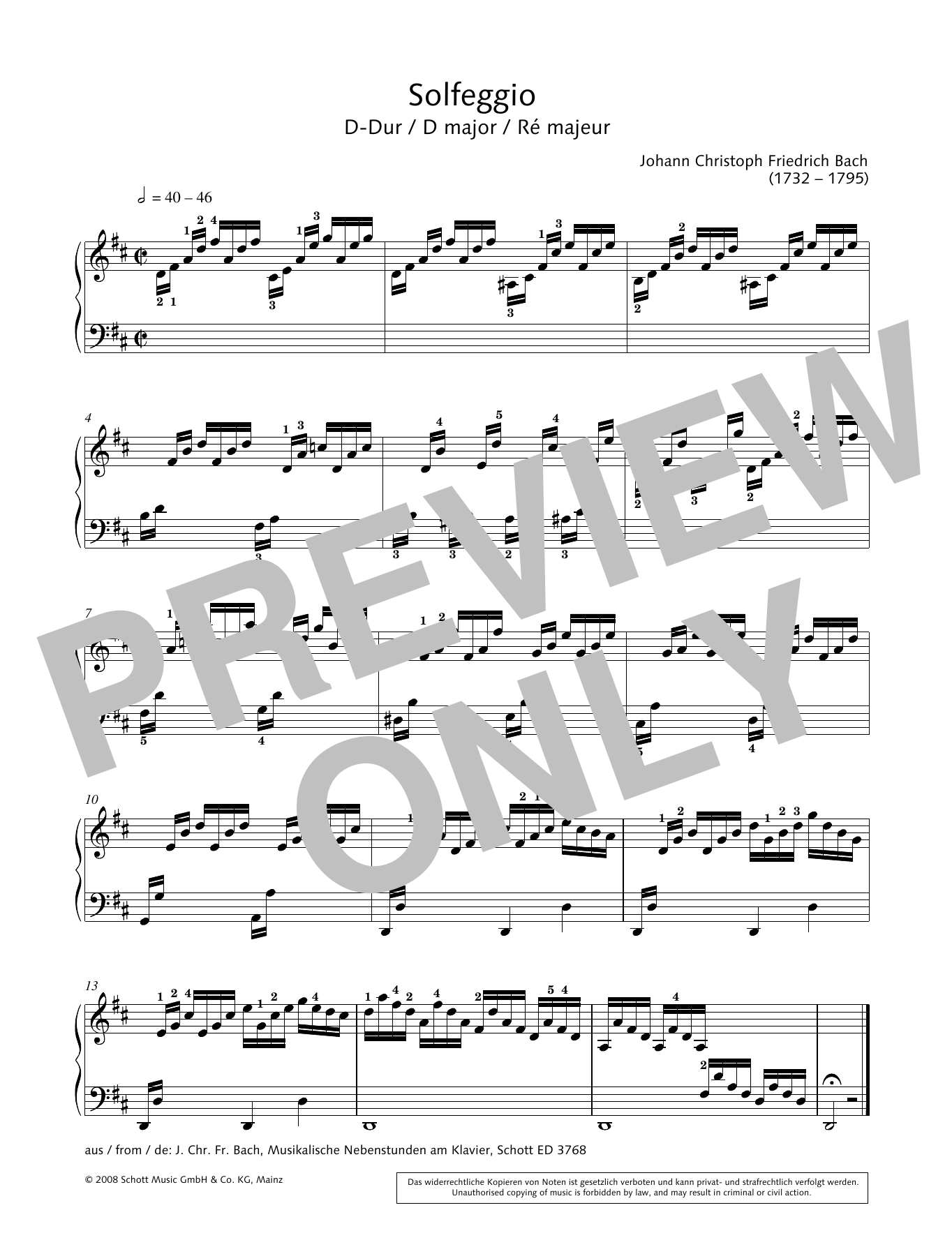 Download Hans-Gunter Heumann Solfeggio in D major Sheet Music