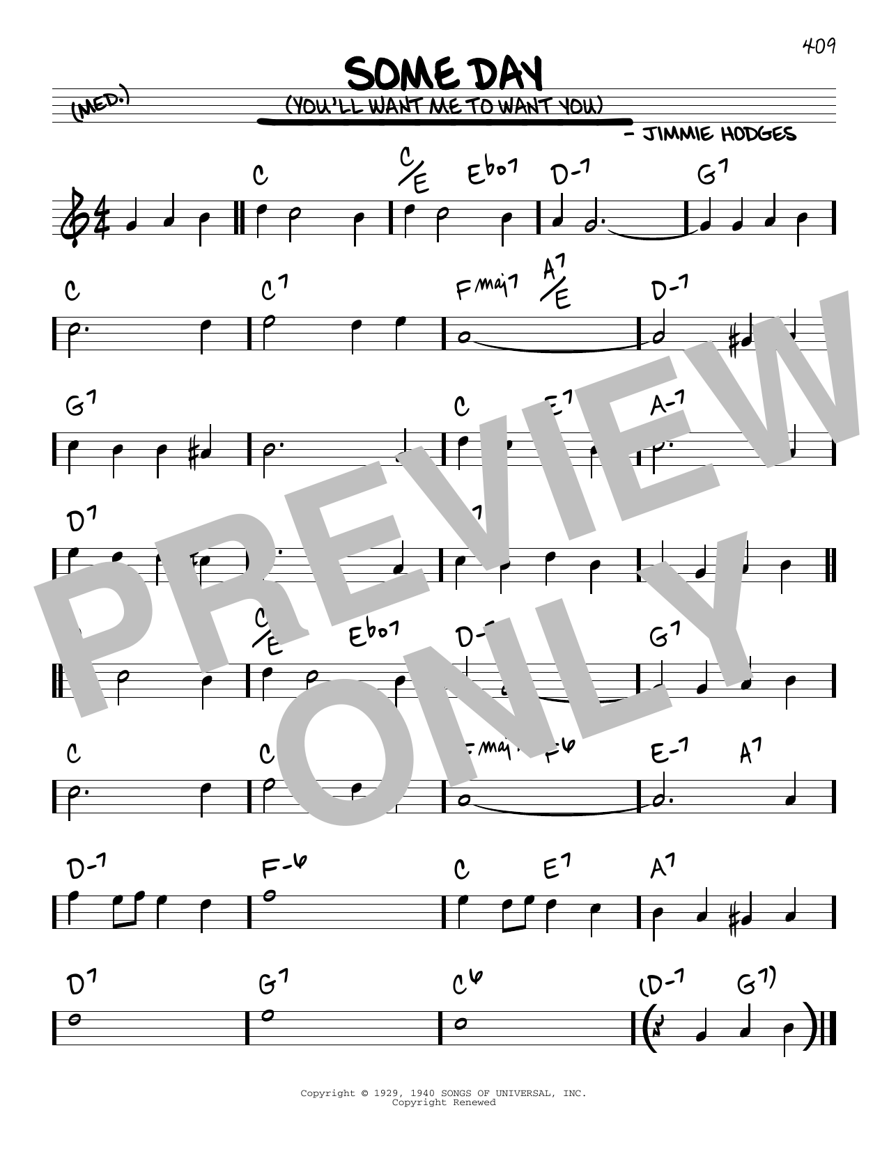 Download The Mills Brothers Some Day (You'll Want Me To Want You) Sheet Music