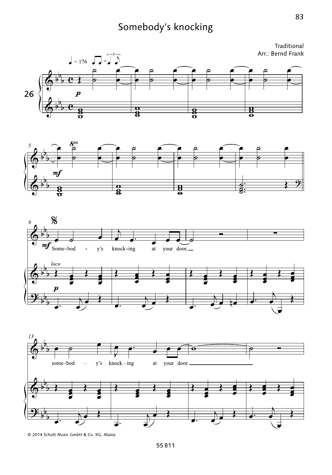 Download Bernd Frank Somebody's Knocking at Your Door Sheet Music
