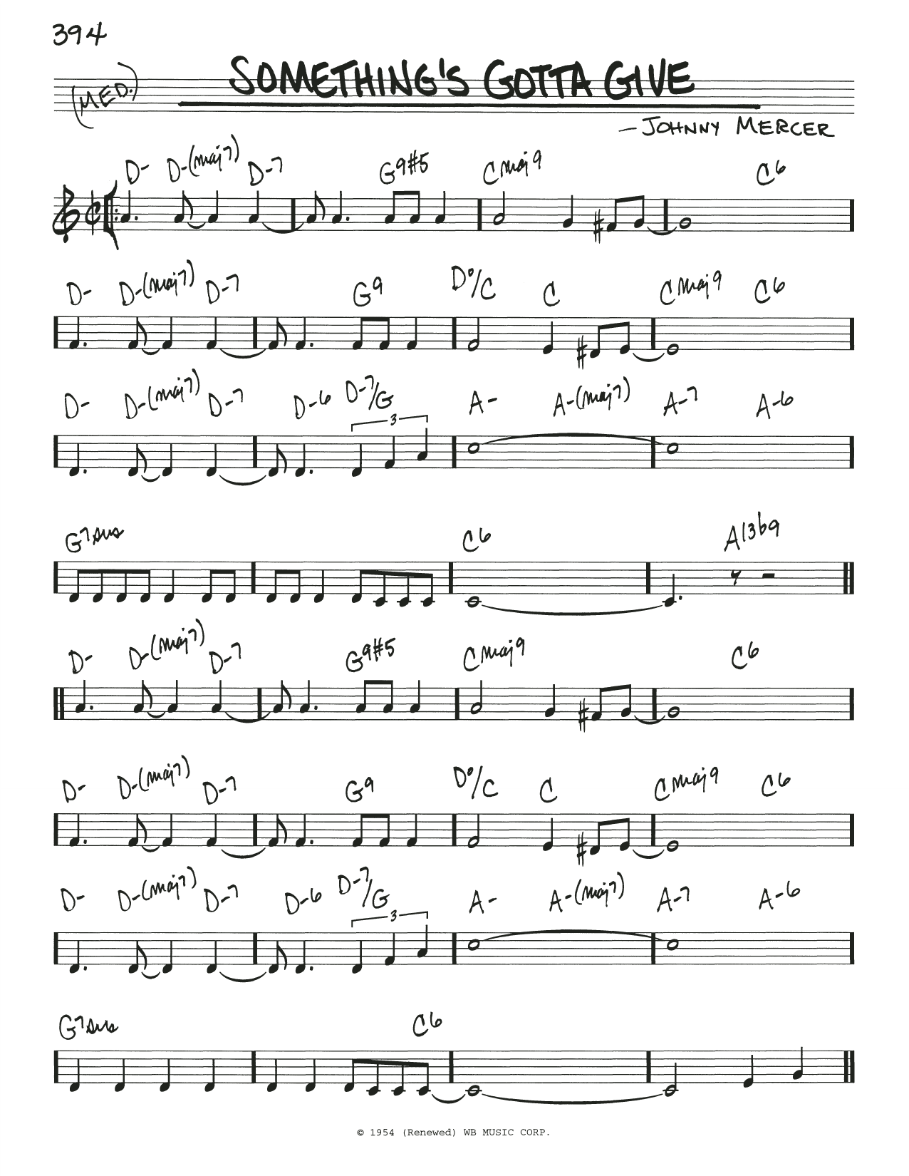 Download The McGuire Sisters Something's Gotta Give Sheet Music