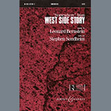 Download or print Somewhere (from West Side Story) (arr. William Stickles) Sheet Music Printable PDF 5-page score for Broadway / arranged SATB Choir SKU: 536094.