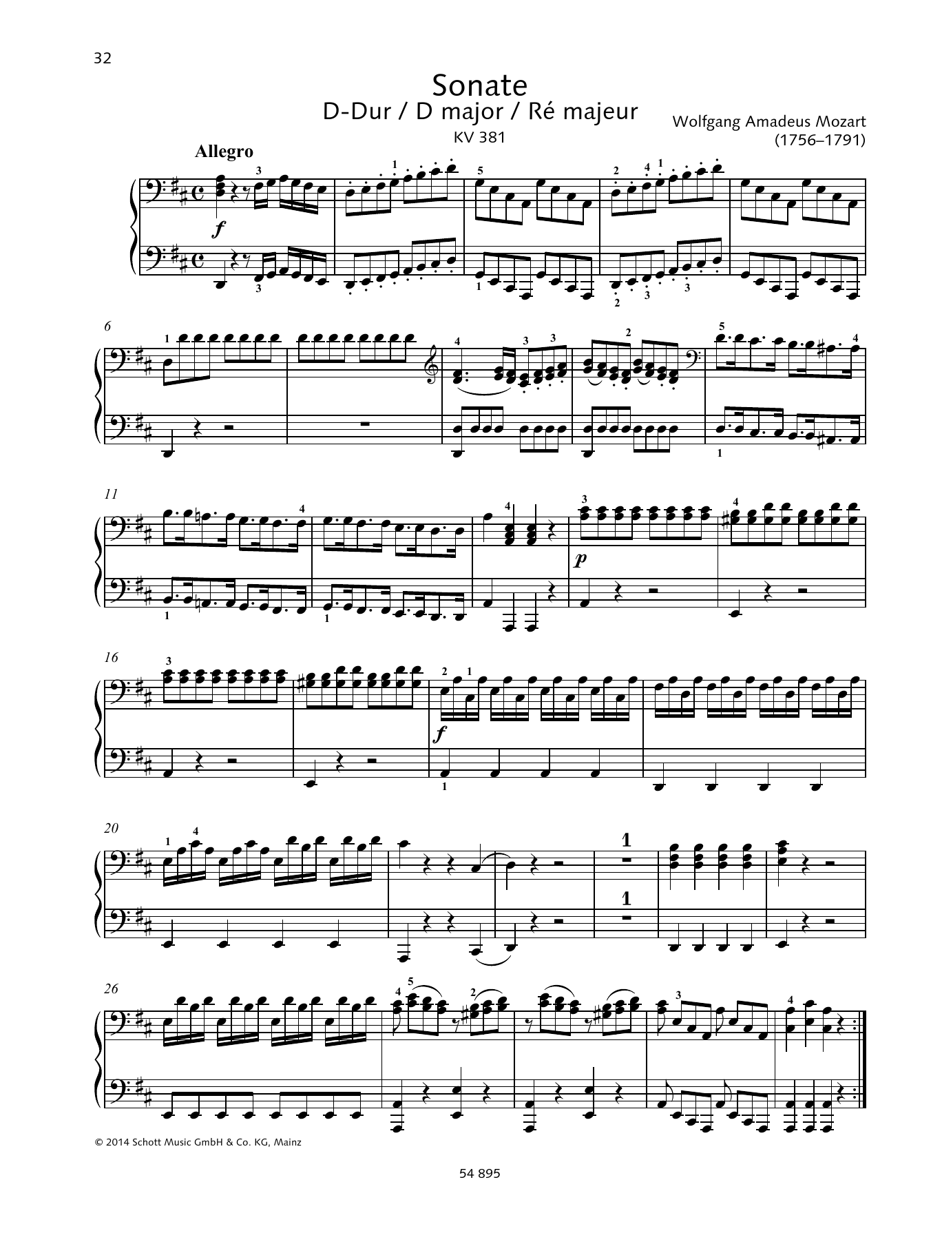 Download Baldassare Galuppi Sonata D Major Sheet Music