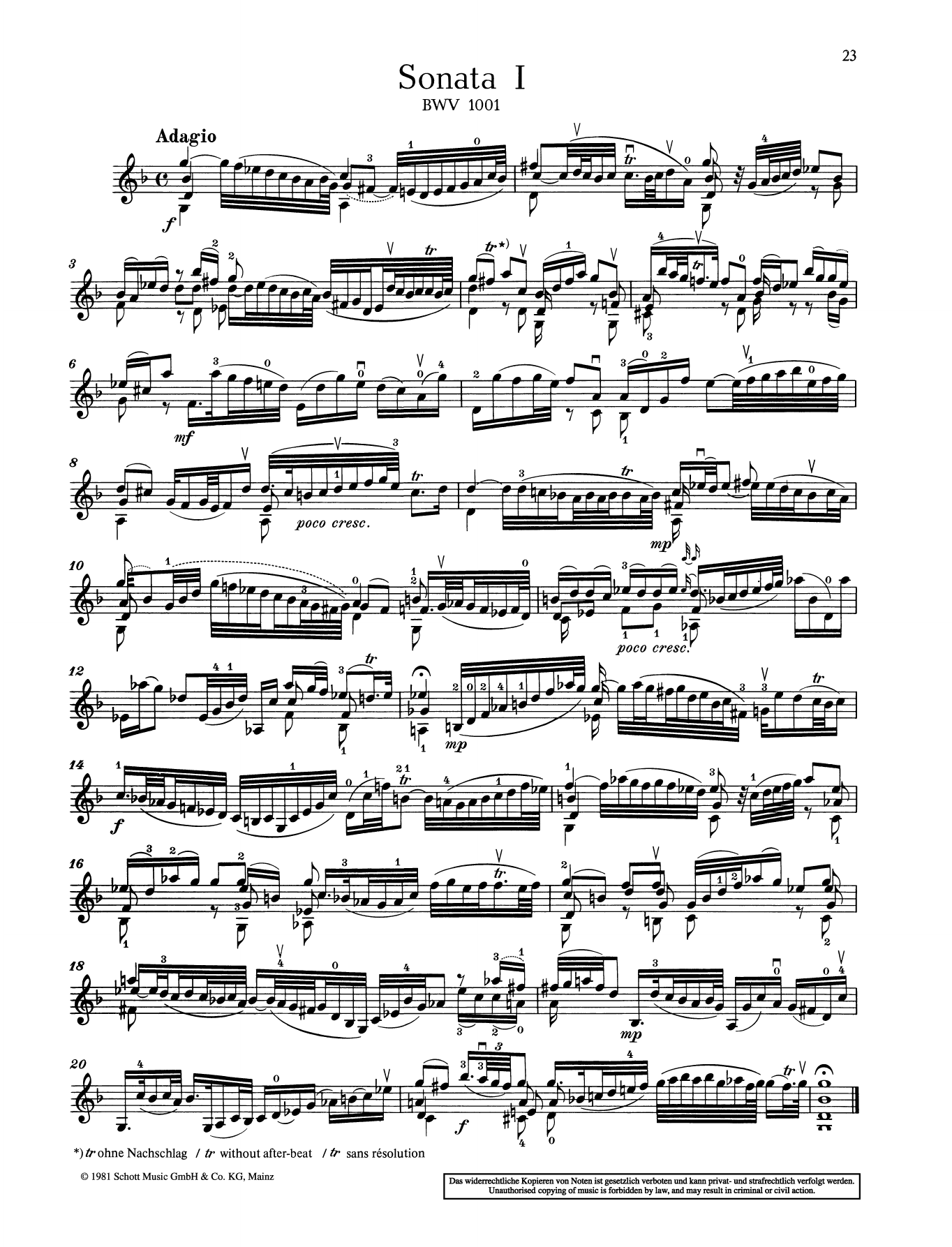 Download Baldassare Galuppi Sonata I Sheet Music