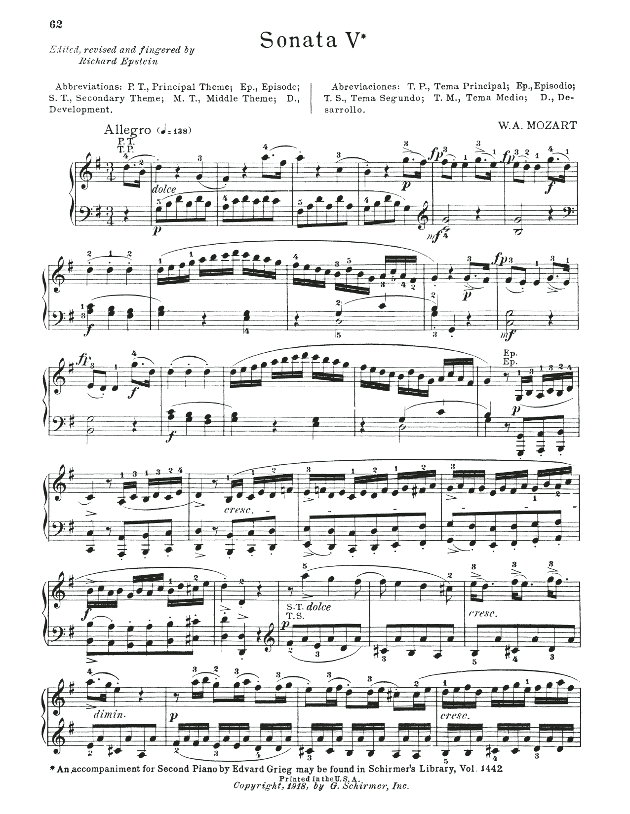 Download Wolfgang Amadeus Mozart Sonata In G Major, K. 283 Sheet Music