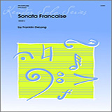 Download or print Sonata Francaise - Trombone Sheet Music Printable PDF 4-page score for Classical / arranged Brass Solo SKU: 317104.