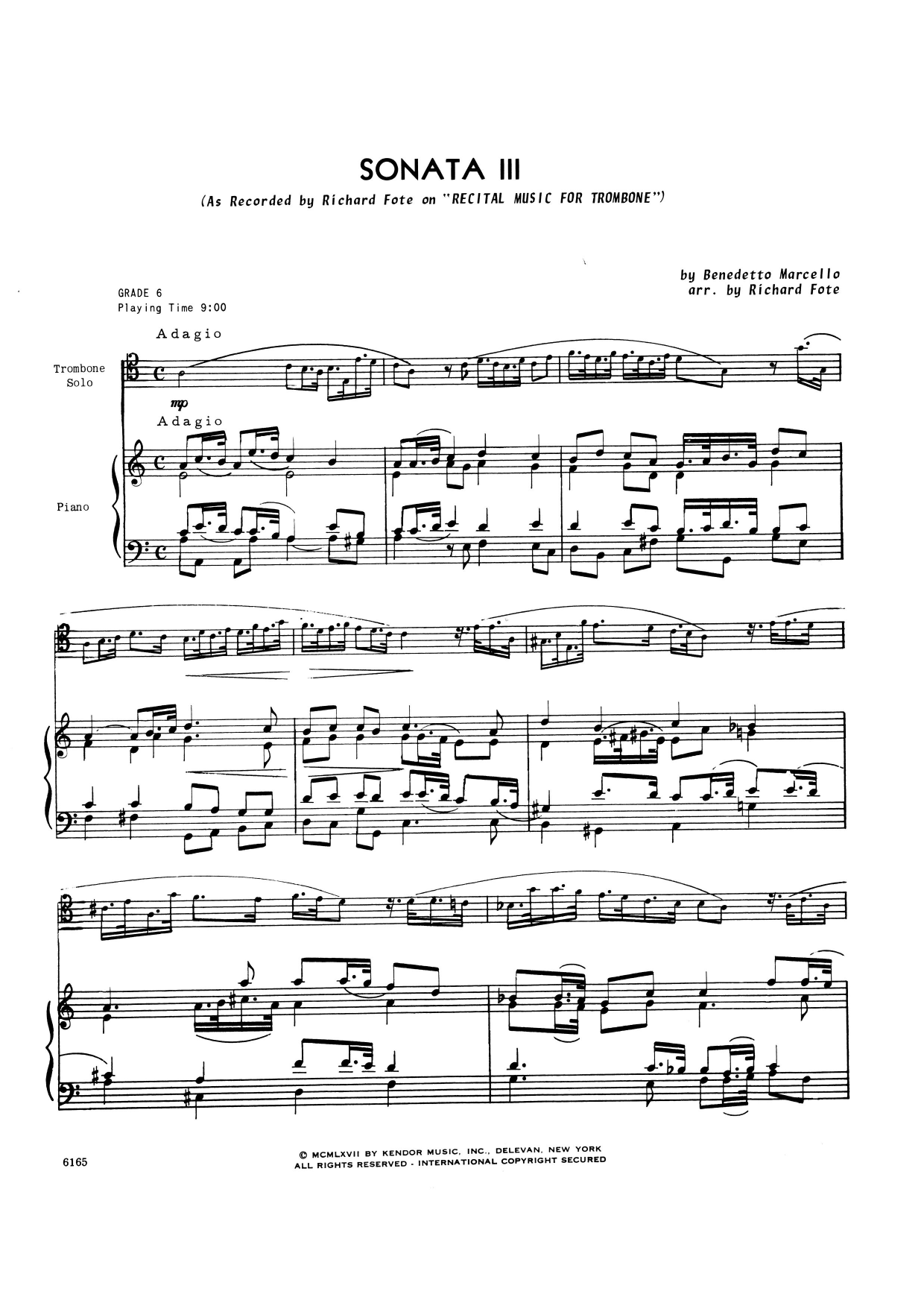 Download Richard Fote Sonata Iii - Piano Accompaniment Sheet Music