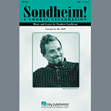 Download or print Sondheim! A Choral Celebration (Medley) (arr. Mac Huff) Sheet Music Printable PDF 70-page score for Broadway / arranged SATB Choir SKU: 525133.