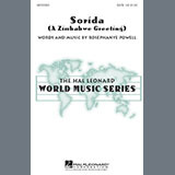 Download or print Sorida (A Zimbabwe Greeting) Sheet Music Printable PDF 15-page score for Concert / arranged SATB Choir SKU: 1411803.