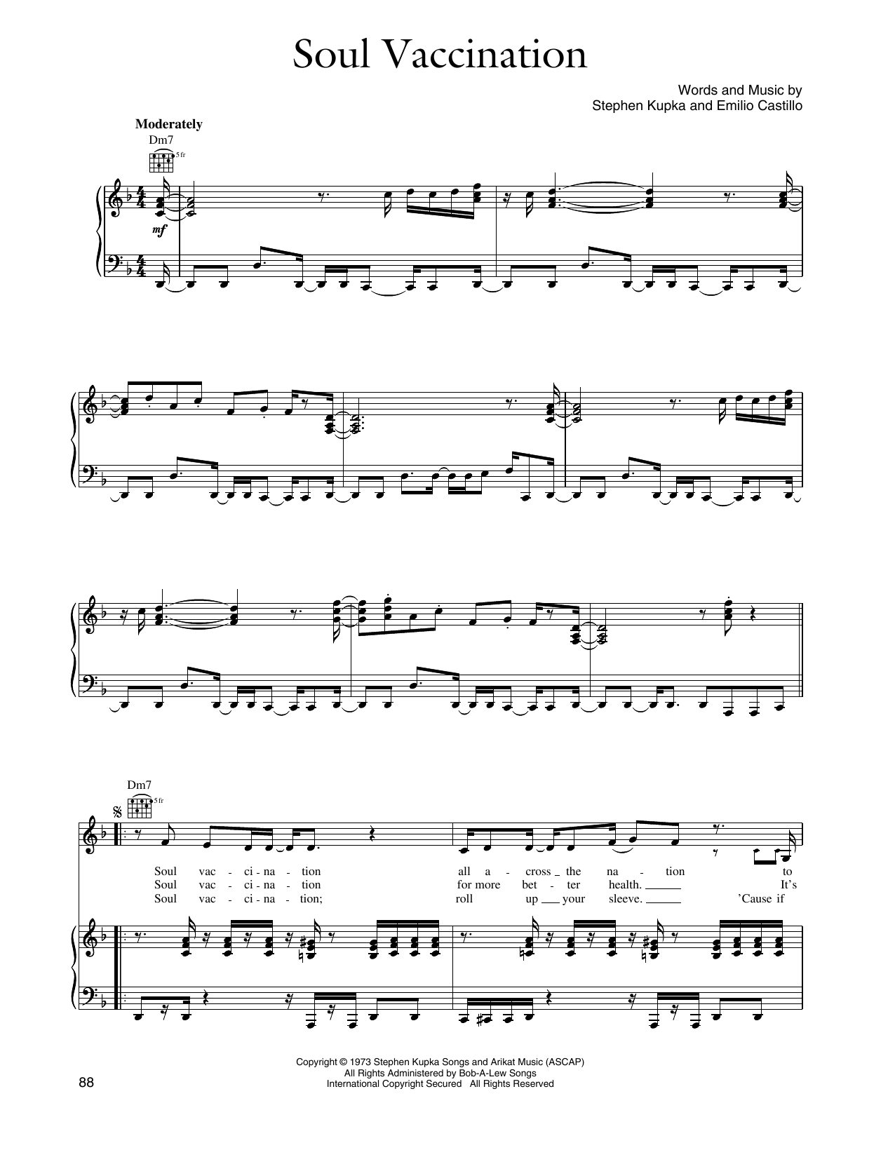 Tower Of Power Soul Vaccination sheet music notes printable PDF score