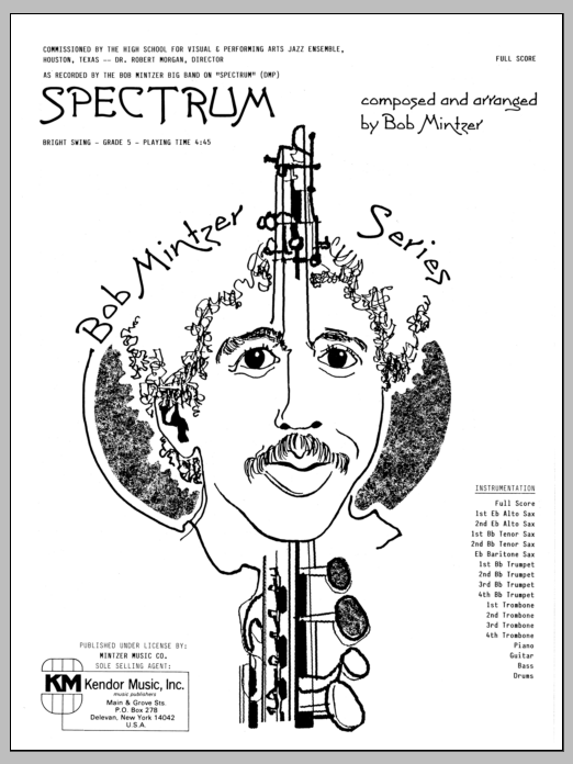 Download Bob Mintzer Spectrum - Full Score Sheet Music