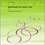 Download or print Spirituals For Horn Trio - Full Score Sheet Music Printable PDF 5-page score for Spiritual / arranged Brass Ensemble SKU: 341031.