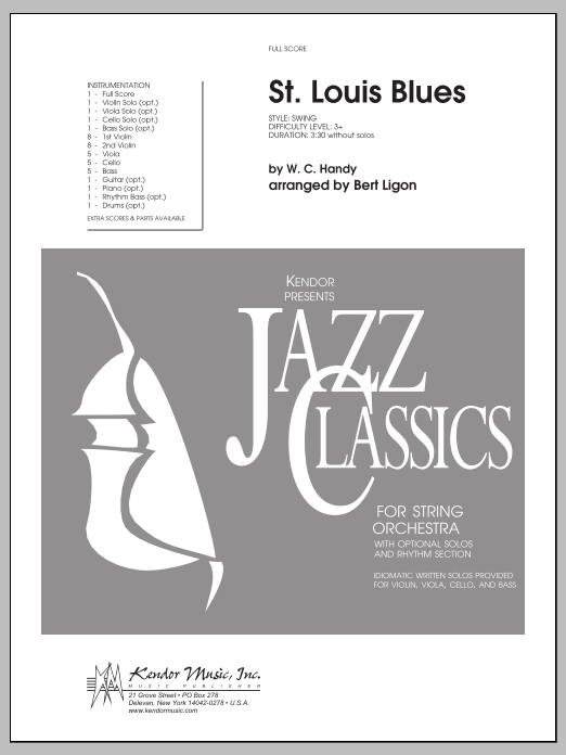 Download Ligon St. Louis Blues - Full Score Sheet Music