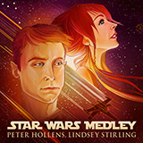 Download or print Star Wars Medley Sheet Music Printable PDF 4-page score for Disney / arranged Violin Solo SKU: 476997.