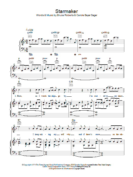 Download Kids From Fame Starmaker Sheet Music