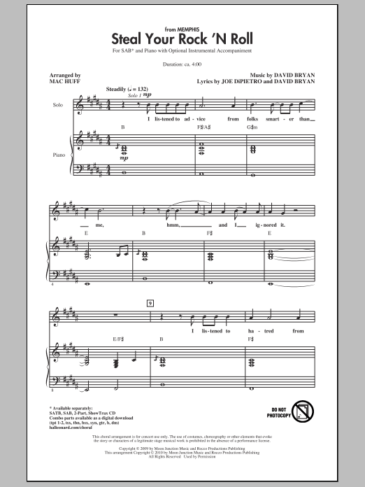 Download Mac Huff Steal Your Rock 'N Roll Sheet Music