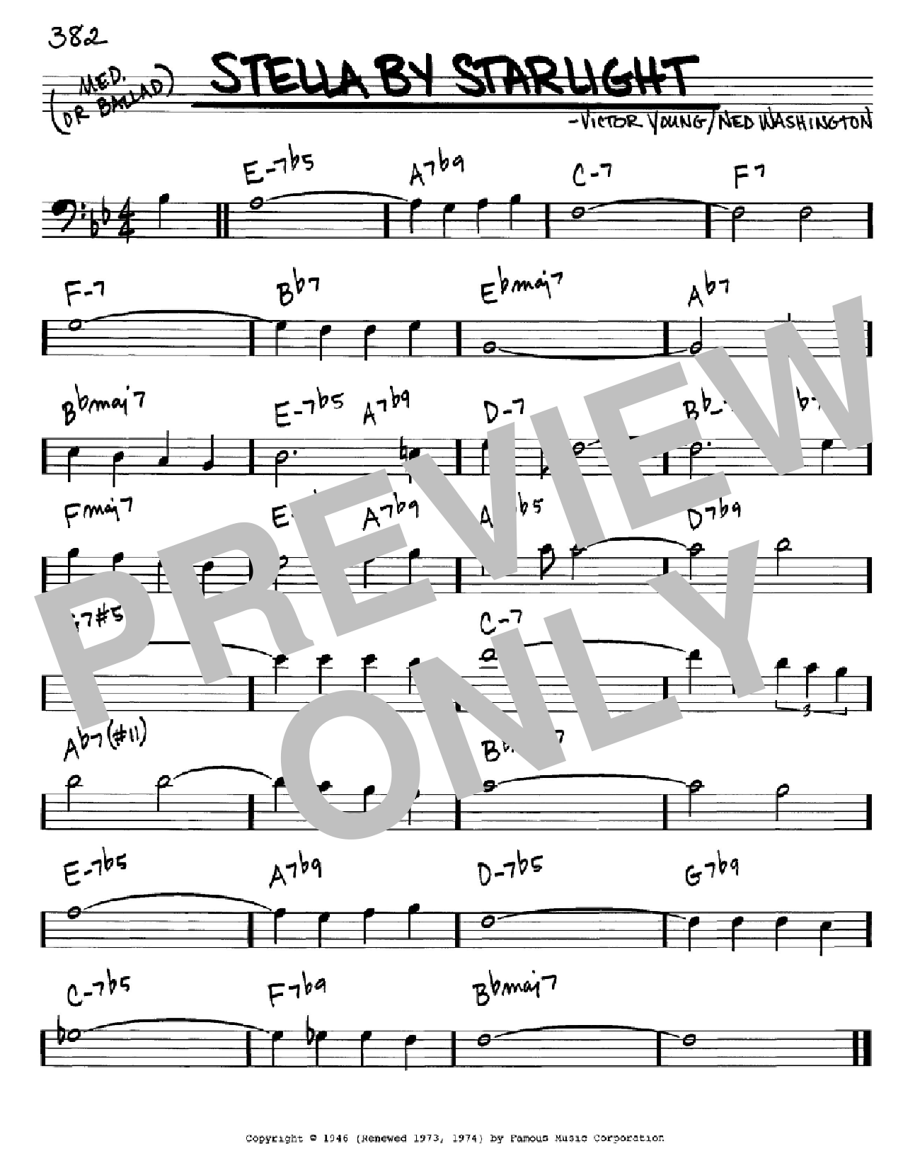 Download Victor Young Stella By Starlight Sheet Music