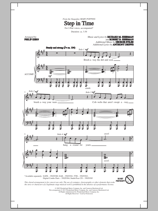Download Philip Kern Step In Time Sheet Music