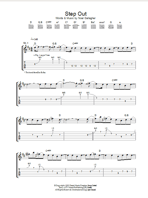 Download Oasis Step Out Sheet Music