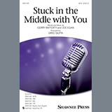 Download or print Stuck In The Middle With You Sheet Music Printable PDF 7-page score for Rock / arranged TTBB Choir SKU: 178430.