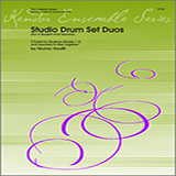Download or print Studio Drum Set Duos (For A Student And Teacher) Sheet Music Printable PDF 18-page score for Classical / arranged Percussion Ensemble SKU: 124762.