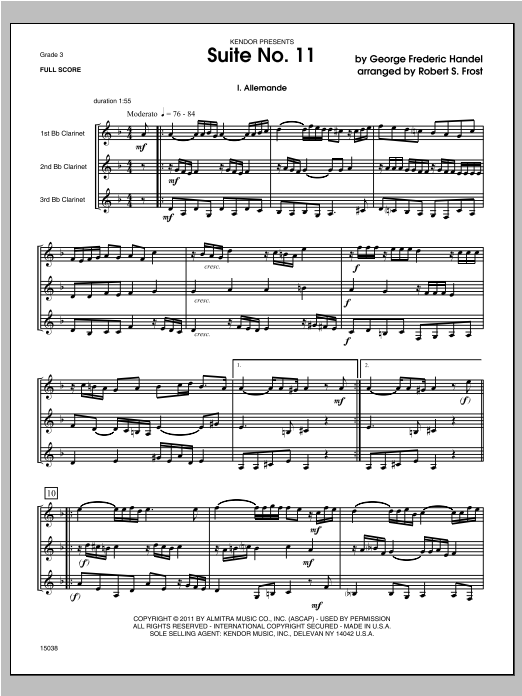 Download Frost Suite No. 11 - Full Score Sheet Music