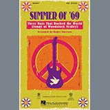Download or print Summer of '69 - Three Days That Rocked the World Sheet Music Printable PDF 63-page score for Pop / arranged SAB Choir SKU: 420972.