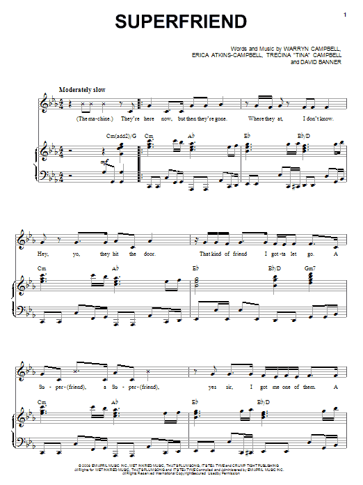 Download Mary Mary Superfriend Sheet Music