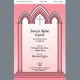 Download or print Sweet Babe Carol Sheet Music Printable PDF 3-page score for Christmas / arranged SATB Choir SKU: 431079.