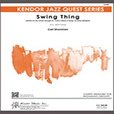 Download or print Swing Thing - Sample Solo - Bass Clef Instr. Sheet Music Printable PDF 1-page score for Jazz / arranged Jazz Ensemble SKU: 412384.