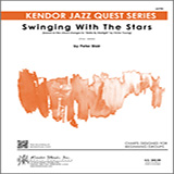 Download or print Swinging With The Stars (based on Stella By Starlight by Victor Young) - Bass Sheet Music Printable PDF 2-page score for Jazz / arranged Jazz Ensemble SKU: 373892.