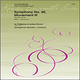 Download or print Symphony No. 40, Movement III (Menuetto And Trio) - Bassoon Sheet Music Printable PDF 3-page score for Classical / arranged Woodwind Ensemble SKU: 351418.