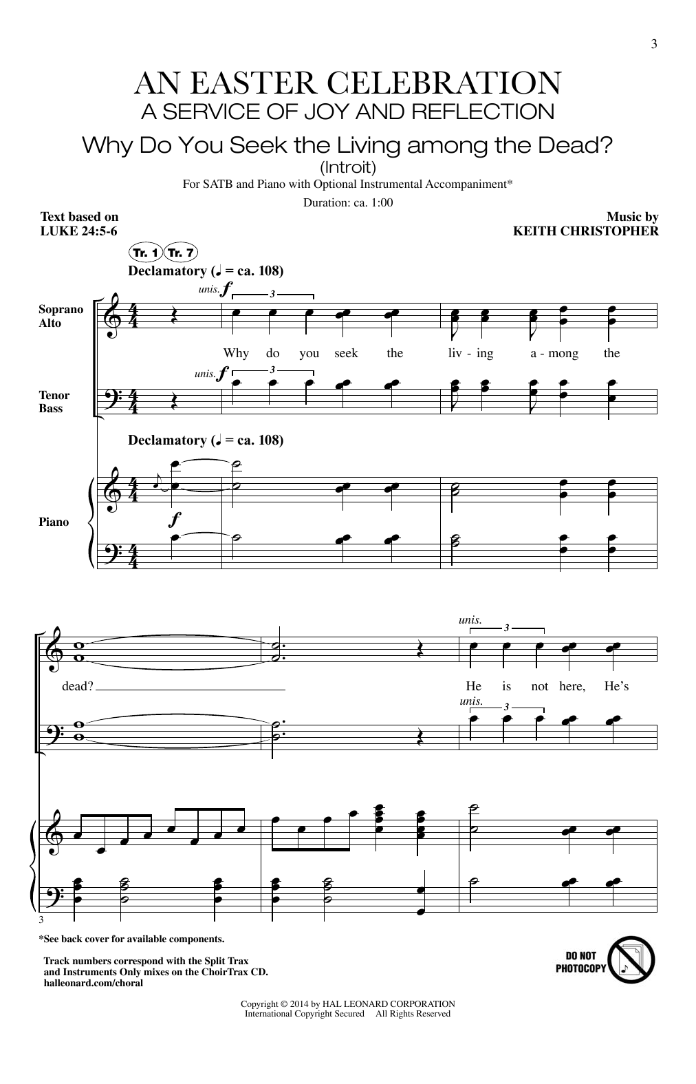 Download Keith Christopher Take My Life And Let It Be Sheet Music