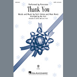 Download or print Thank You (arr. Mac Huff) Sheet Music Printable PDF 15-page score for Christmas / arranged SATB Choir SKU: 1198637.