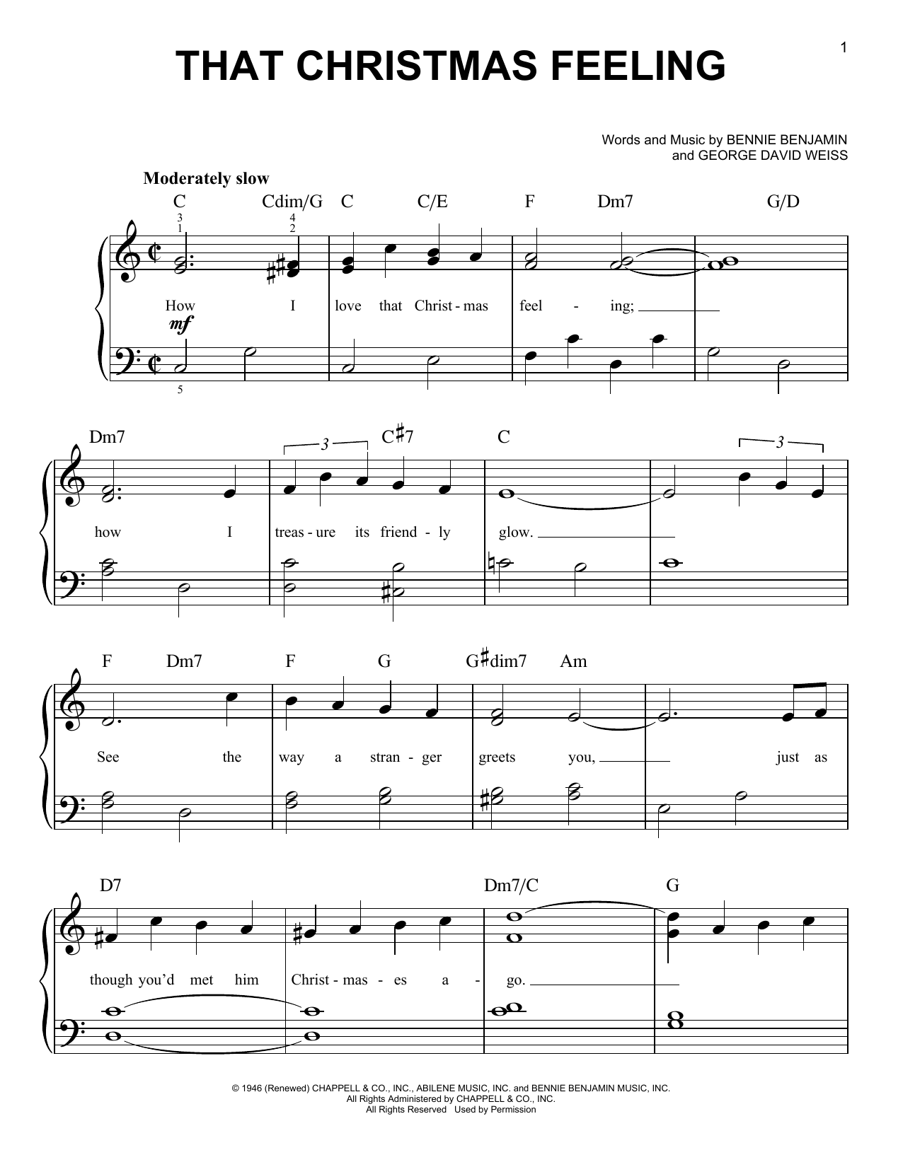 Download Perry Como That Christmas Feeling Sheet Music