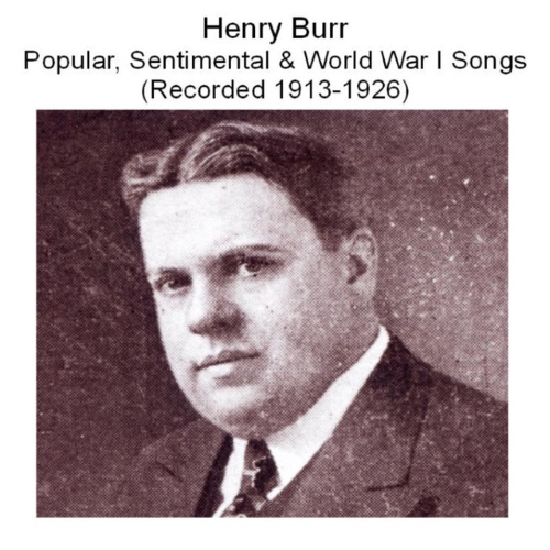 Henry Burr image and pictorial