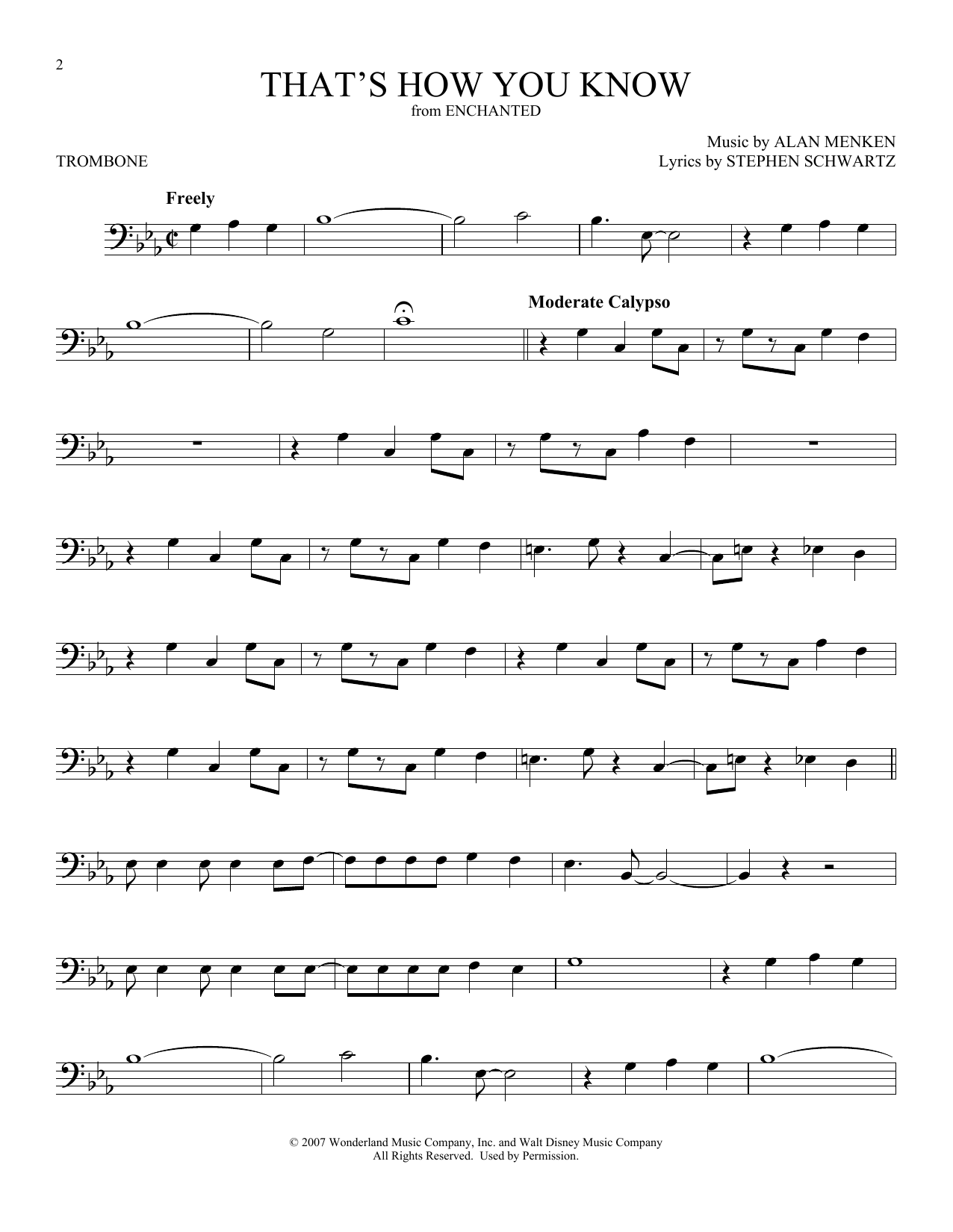 Download Alan Menken That's How You Know (from Enchanted) Sheet Music