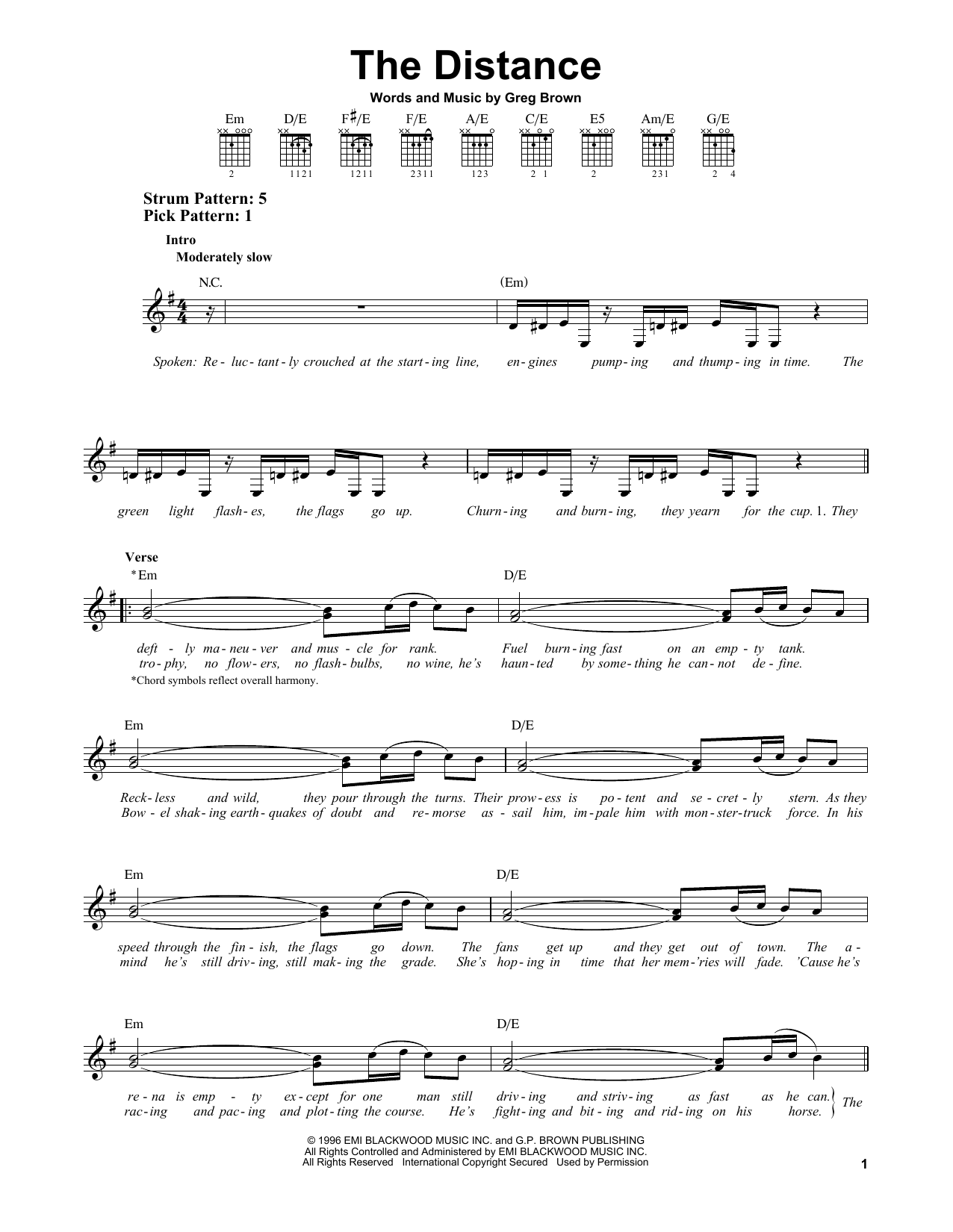 Download Cake The Distance Sheet Music