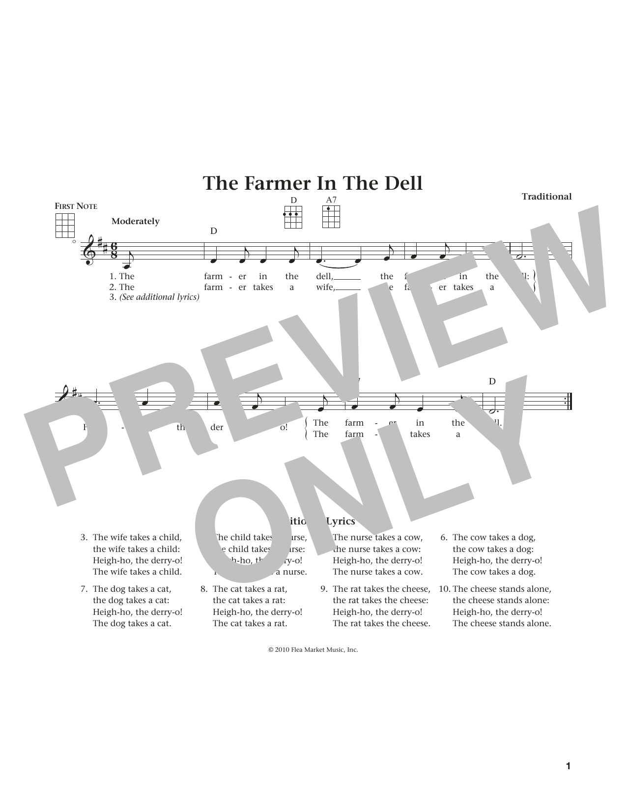 Download Traditional The Farmer In The Dell (from The Daily Sheet Music
