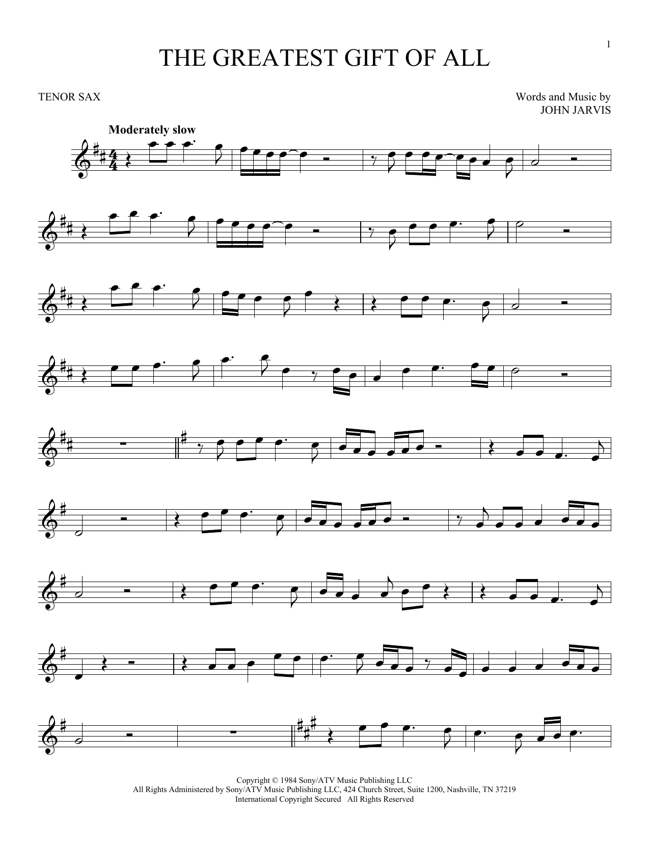 Download Kenny Rogers and Dolly Parton The Greatest Gift Of All Sheet Music