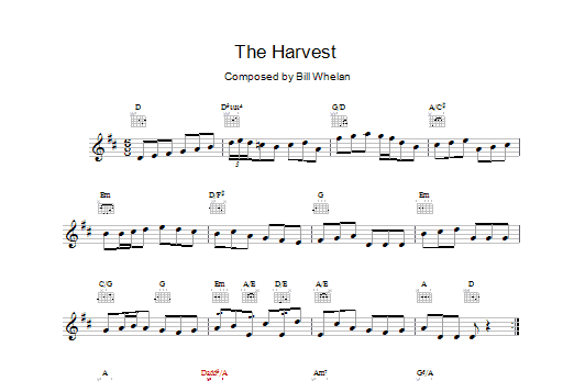 Download Bill Whelan The Harvest (from Riverdance) Sheet Music