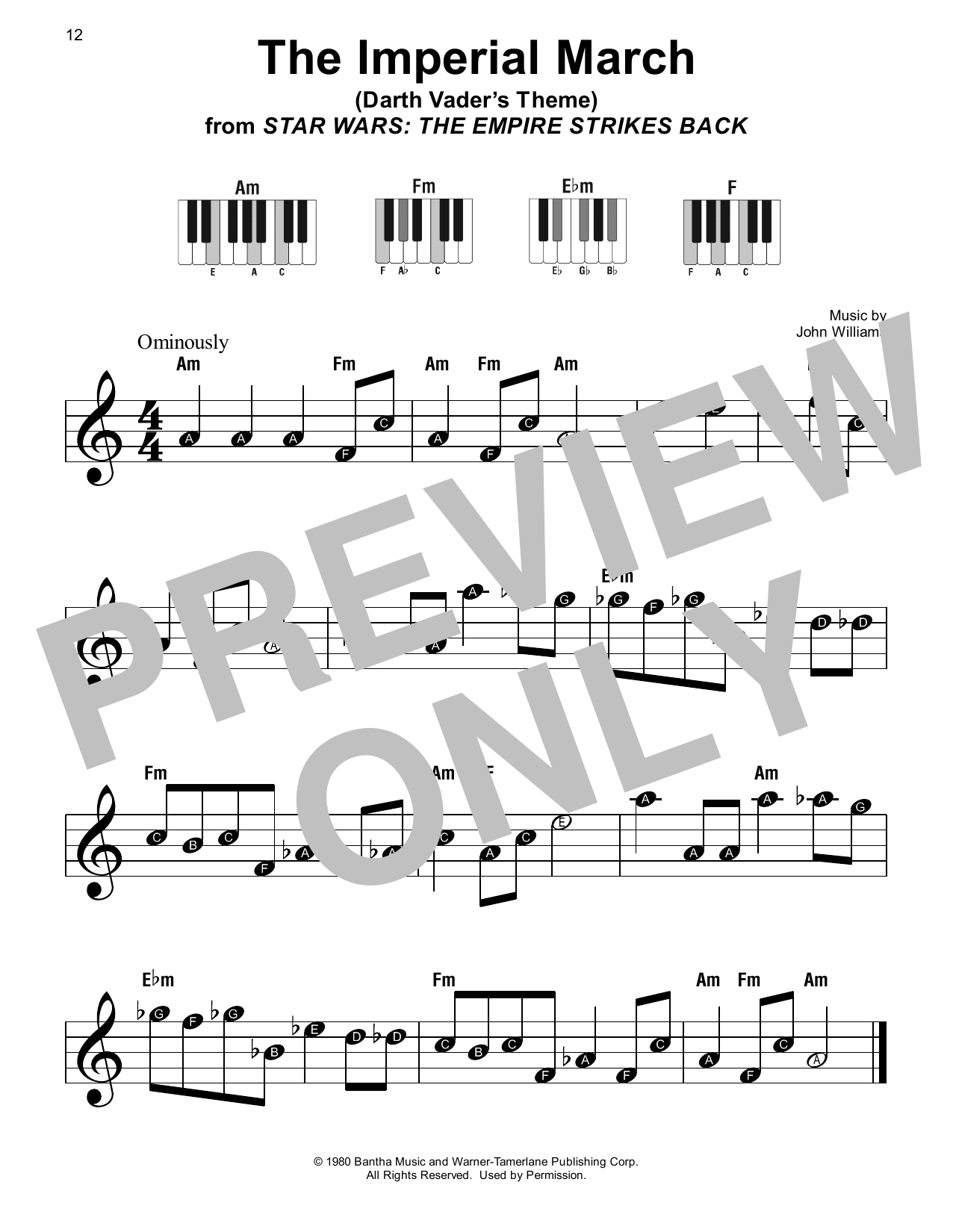Download John Williams The Imperial March (from Star Wars: The Sheet Music