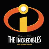 Download or print The Incredits (from The Incredibles) Sheet Music Printable PDF 5-page score for Disney / arranged Big Note Piano SKU: 1019329.