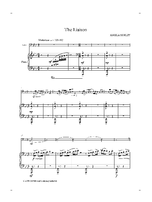 Download Angela Morley The Liaison (score and parts) Sheet Music