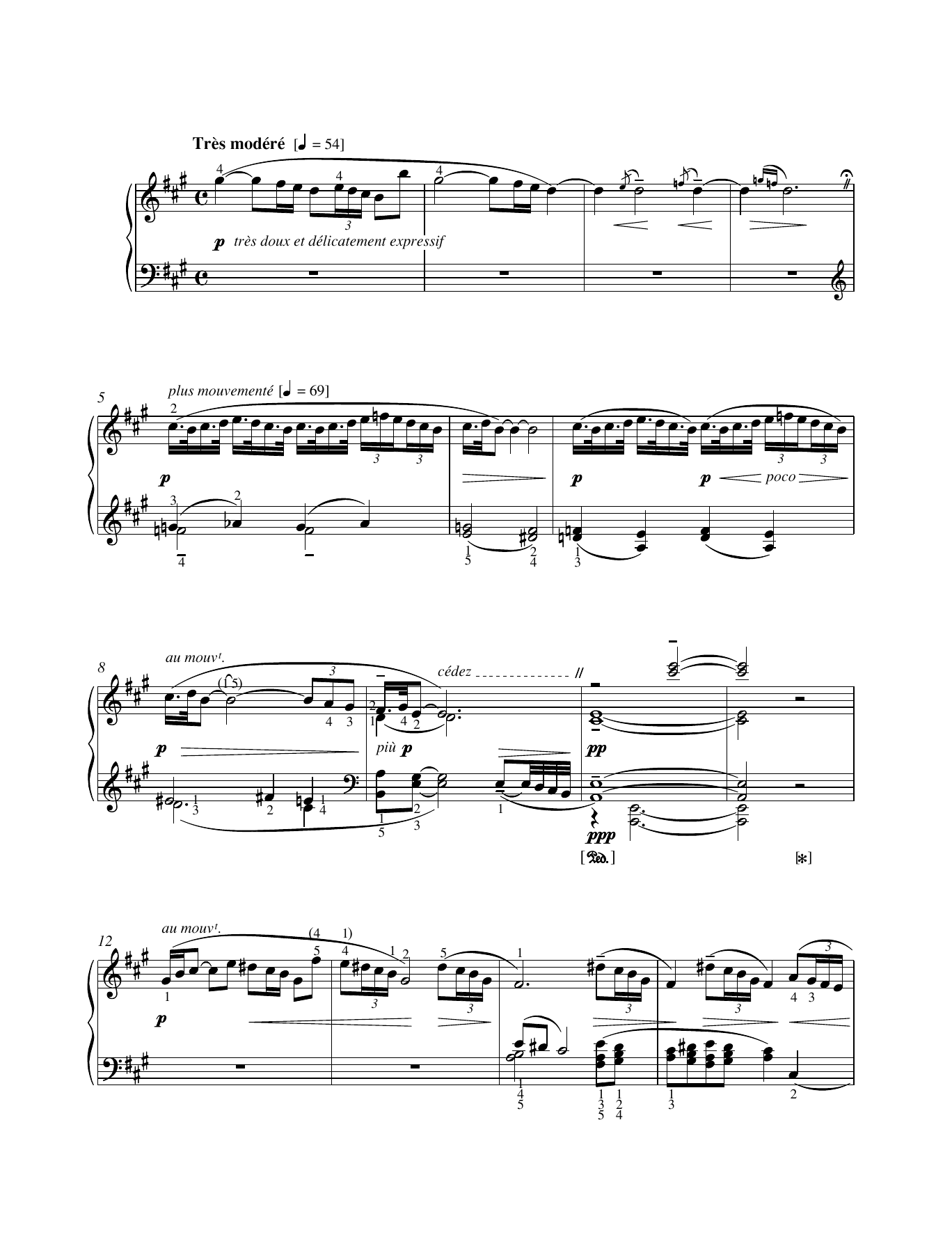 Download Claude Debussy The Little Shepherd Sheet Music