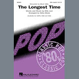 Download or print The Longest Time (SAB with Tenor Solo) Sheet Music Printable PDF 10-page score for Pop / arranged SAB Choir SKU: 289926.