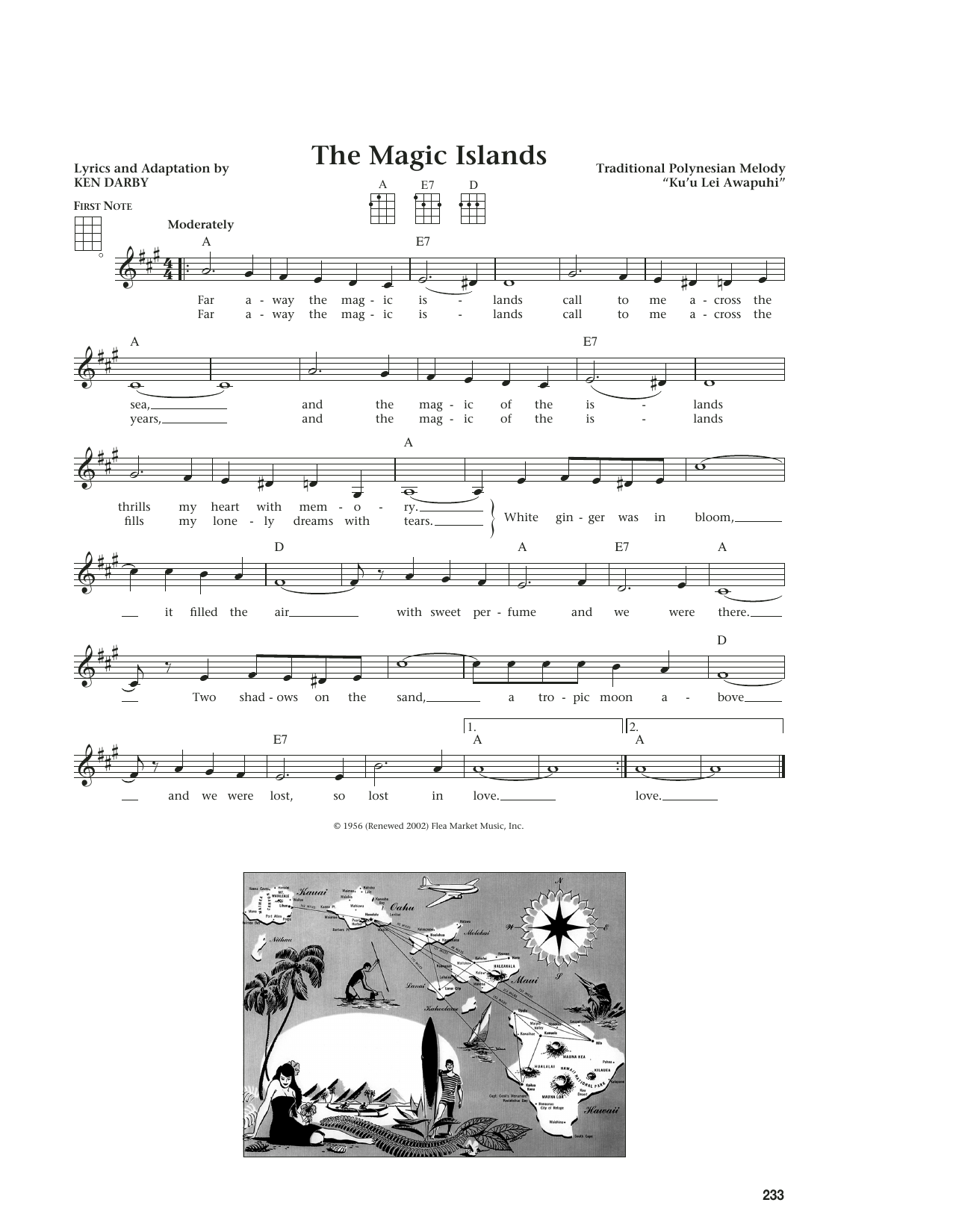 Download Ken Darby The Magic Islands (from The Daily Ukule Sheet Music