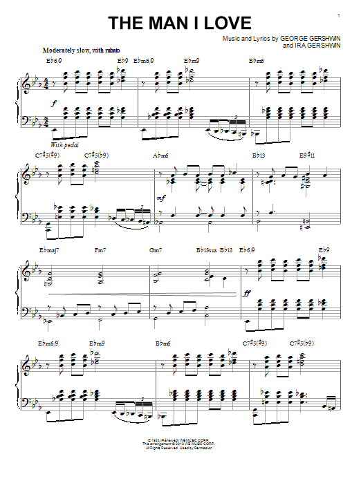Download George Gershwin The Man I Love [Jazz version] (arr. Bre Sheet Music