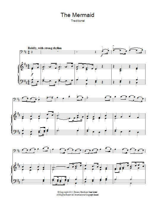 Download Traditional The Mermaid Sheet Music