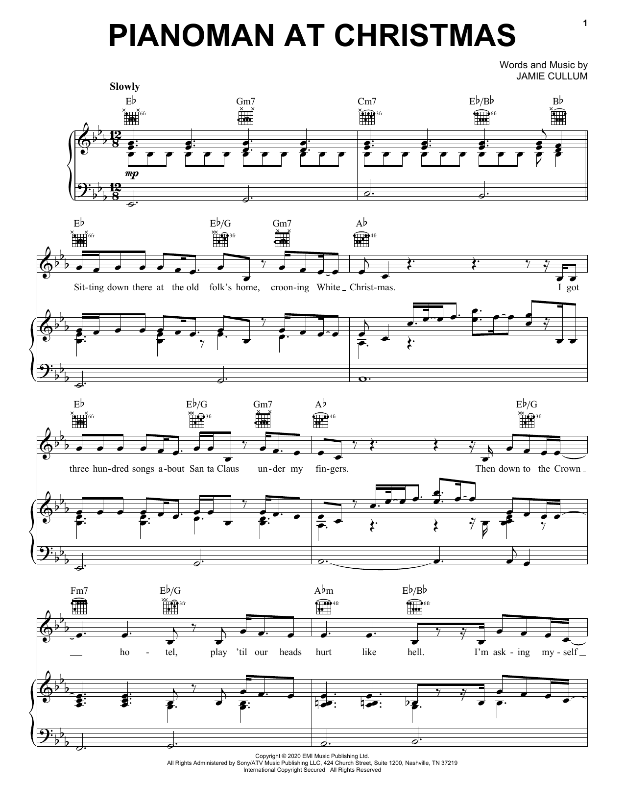 Download Jamie Cullum The Pianoman At Christmas Sheet Music